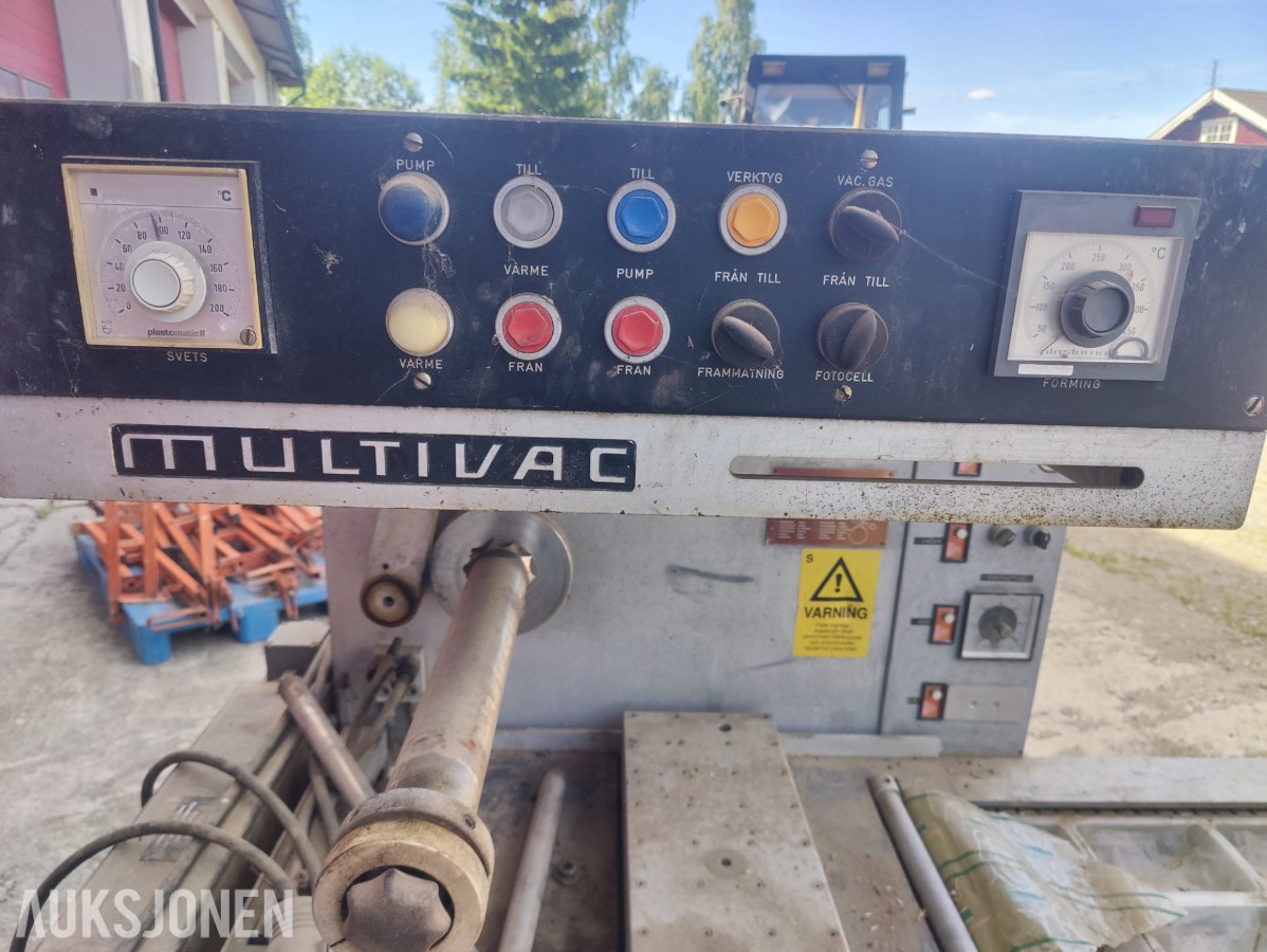 Multivac vakuumpakker, små formsett.