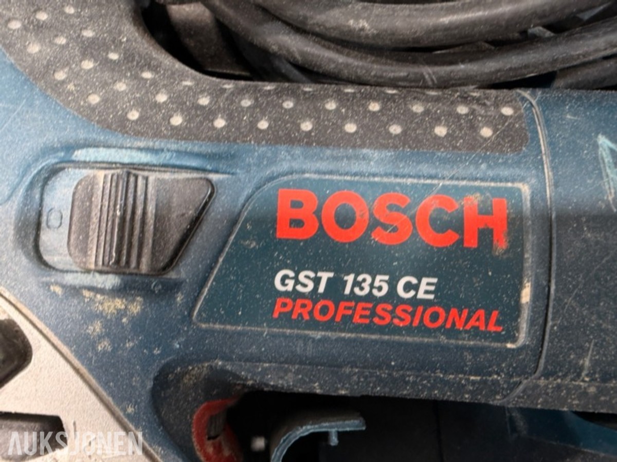 Verktøyparti med Milwaukee, Makita, Bosch, Hitachi og Basso