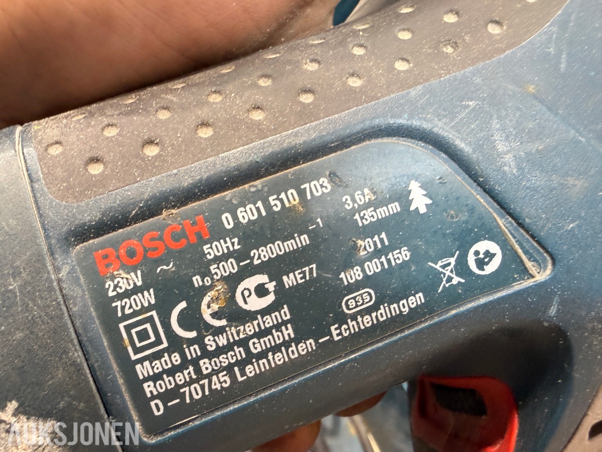 Verktøyparti med Milwaukee, Makita, Bosch, Hitachi og Basso