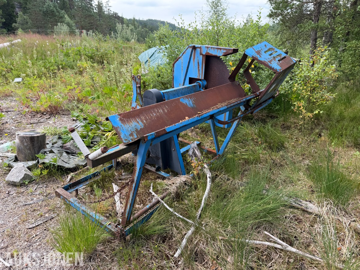 VEDKAPPSAG MED SKYVERAMME – TIL TRAKTOR - PTO-DREVET