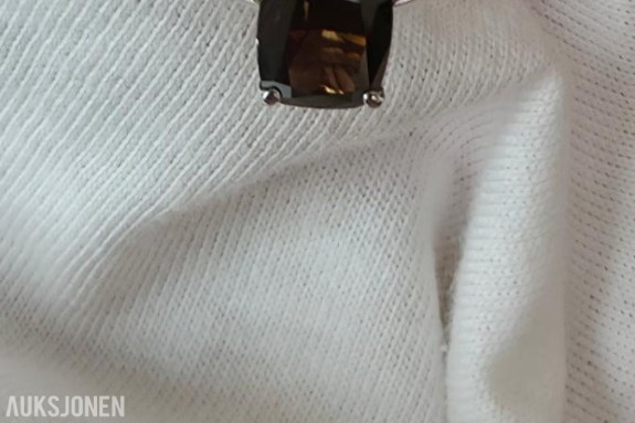 (GIA) 1.22CT ENSTENS DIAMANTRING I 14K GULL. HELT NATURLIG DIAMANT! TAKSTBREV OG SERTIFIKAT!
