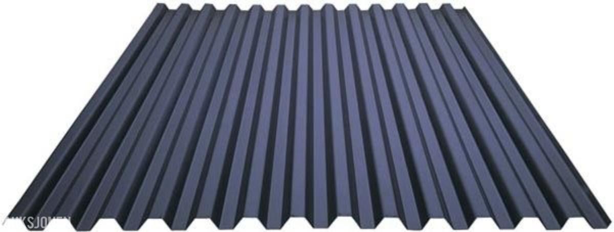 50 stk blikkplater 3 m sort