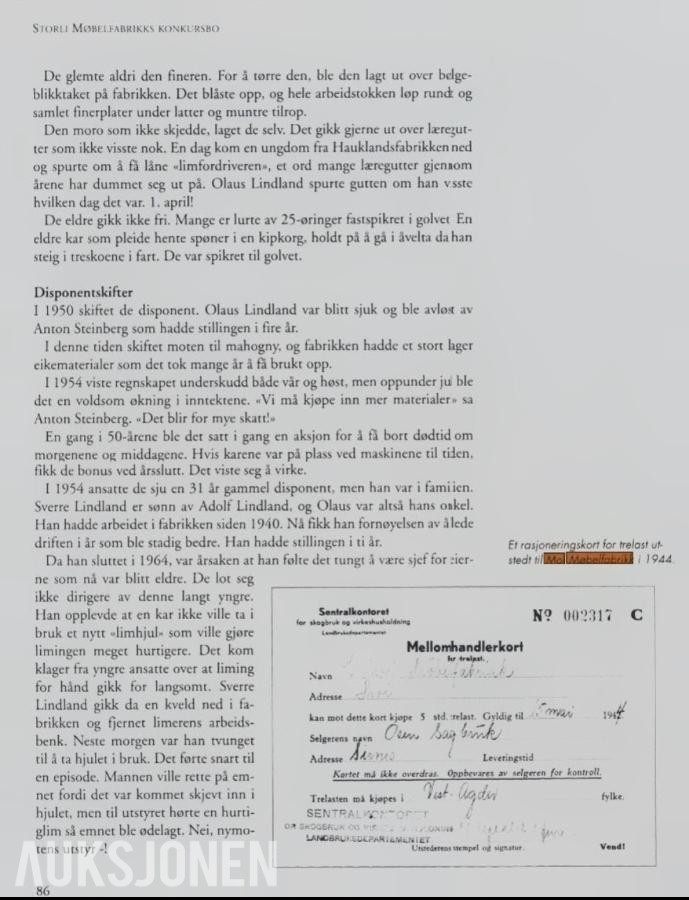 1930 Moi møbelfabrikk a/s Herskapelig dobbelt skap med lås