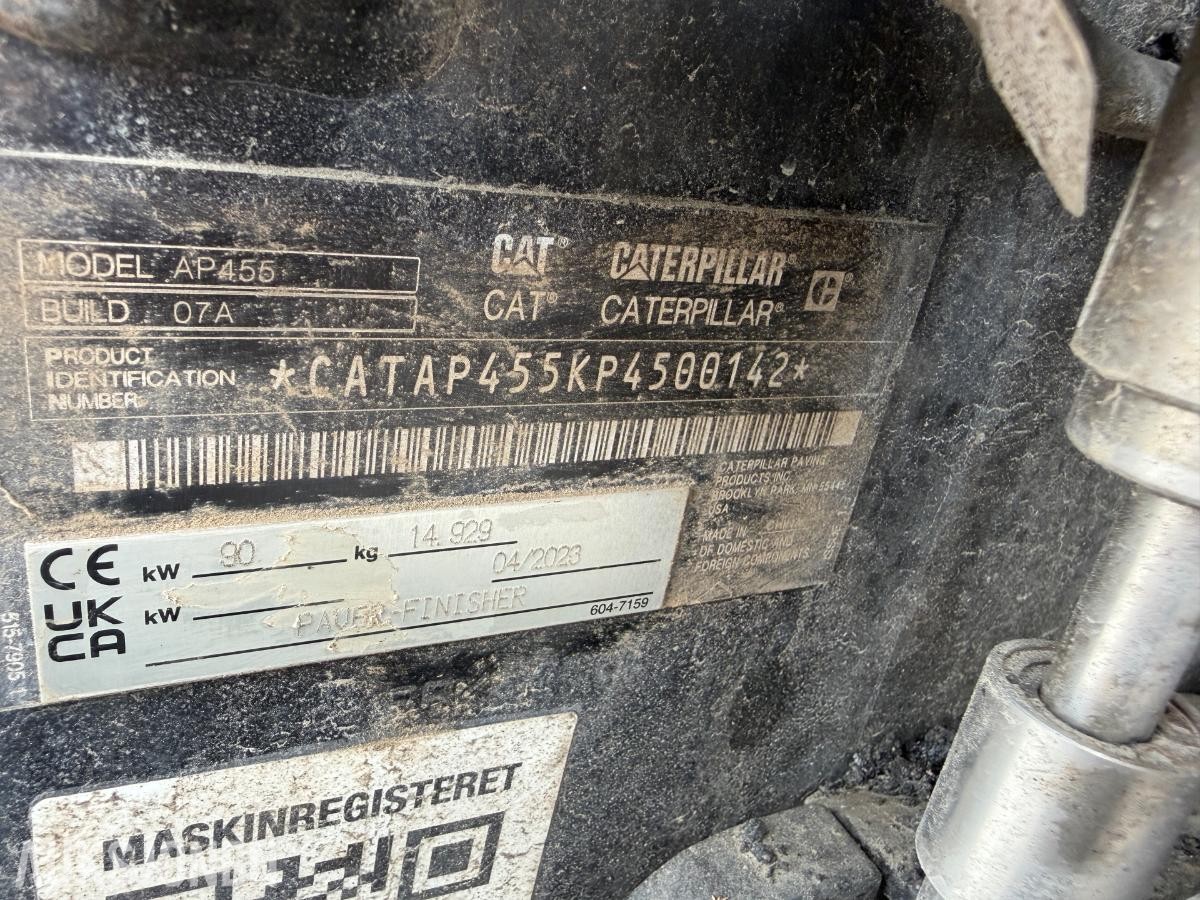 2023 Cat AP455 Beltegående asfaltutlegger - 1834 timer