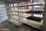 gatekjøkken-/servicebutikkinventar – kjøledisker, kjøleromsinnredning, storkjøkkenutstyr, hyller og butikkinnredning