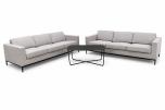 Sofagruppe med 2 stk 3-seters sofaer og salongbord