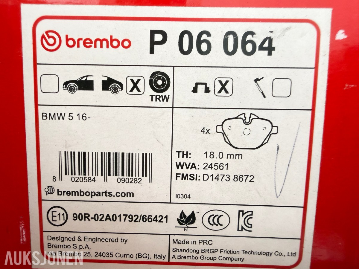 BMW – STORT VARELAGER MED NYE BREMSEDELER