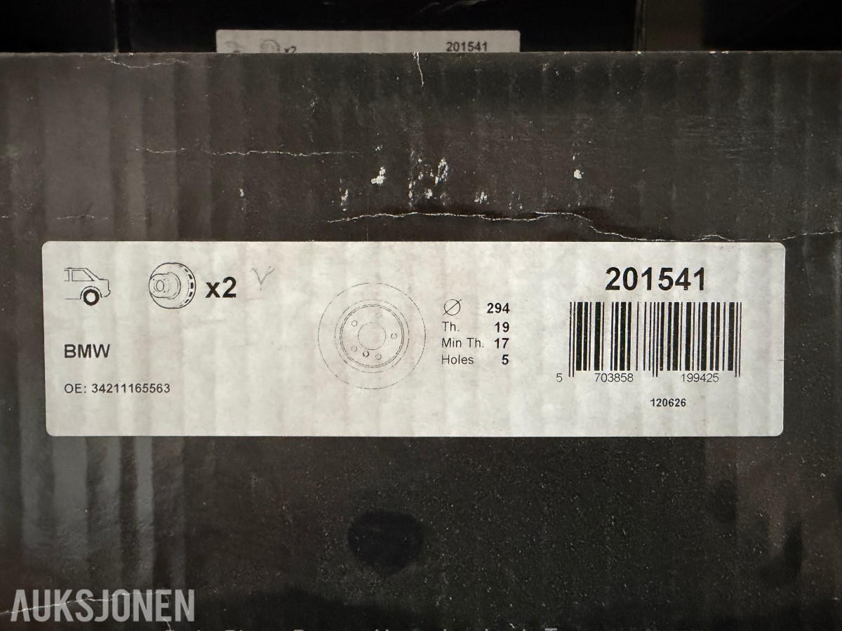 BMW – STORT VARELAGER MED NYE BREMSEDELER