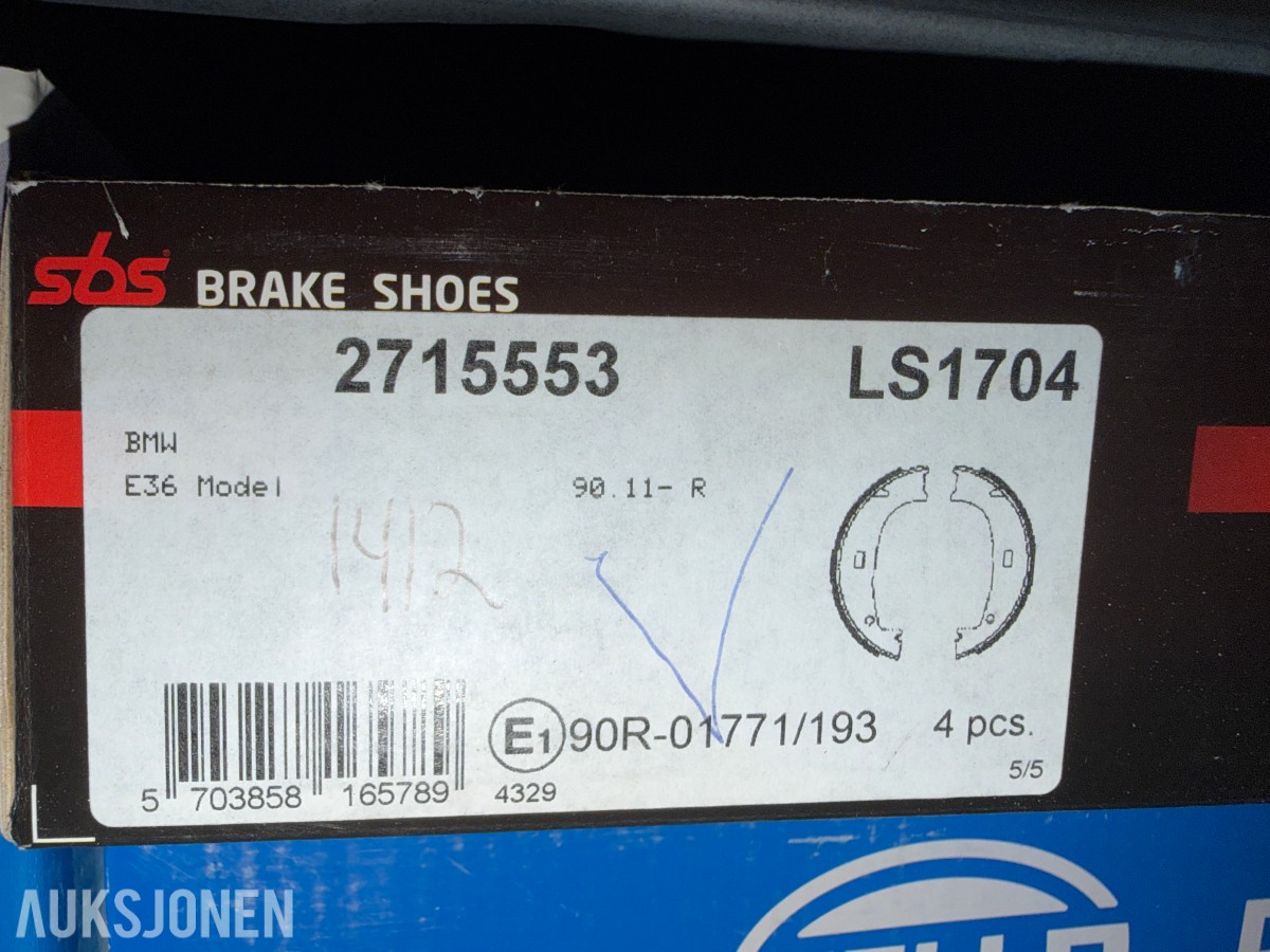 BMW – STORT VARELAGER MED NYE BREMSEDELER