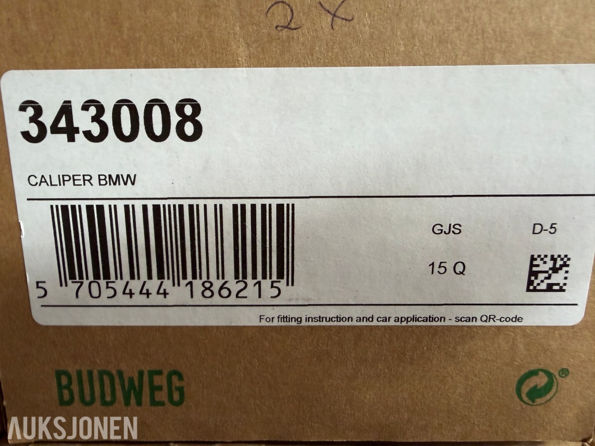 BMW – STORT VARELAGER MED NYE BREMSEDELER