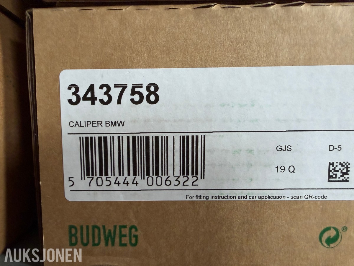 BMW – STORT VARELAGER MED NYE BREMSEDELER