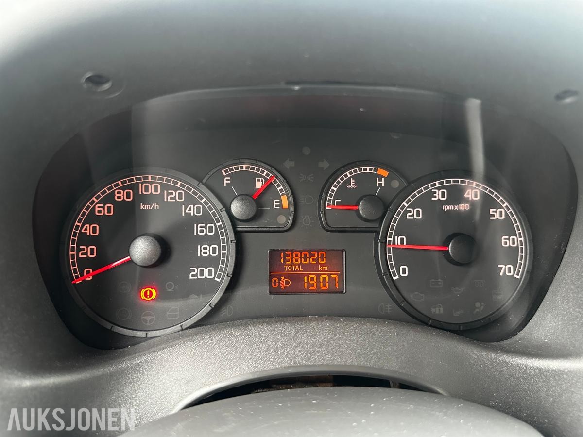 2010 FIAT DOBLO 1.2-75 D Radio Hengerfeste Skyvedør Lav KM, 138020km