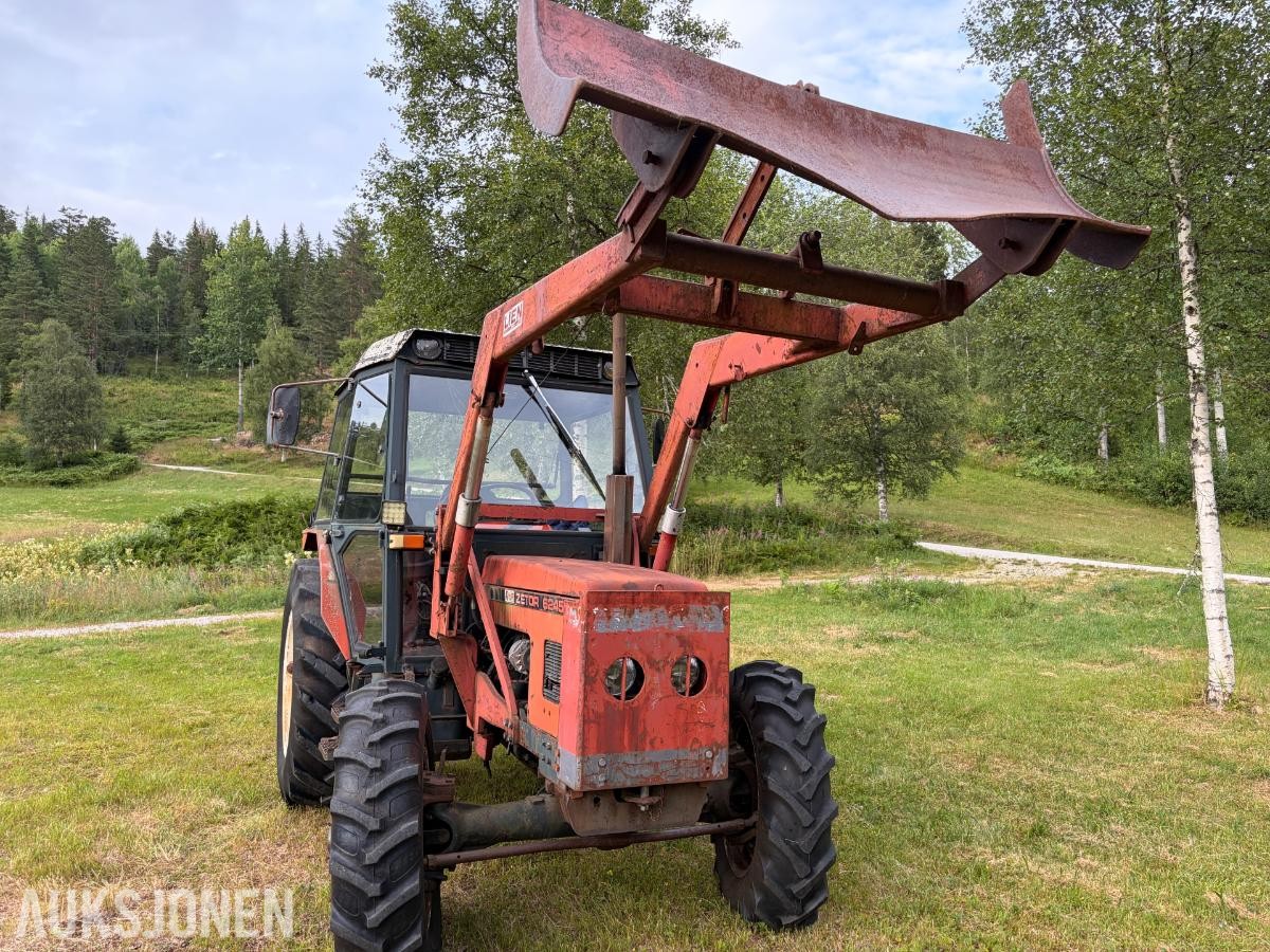 1985 Zetor 6245 4x4 med frontlaster