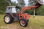 1985 Zetor 6245 4x4 med frontlaster 