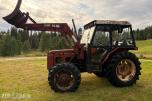 1985 Zetor 6245 4x4 med frontlaster 