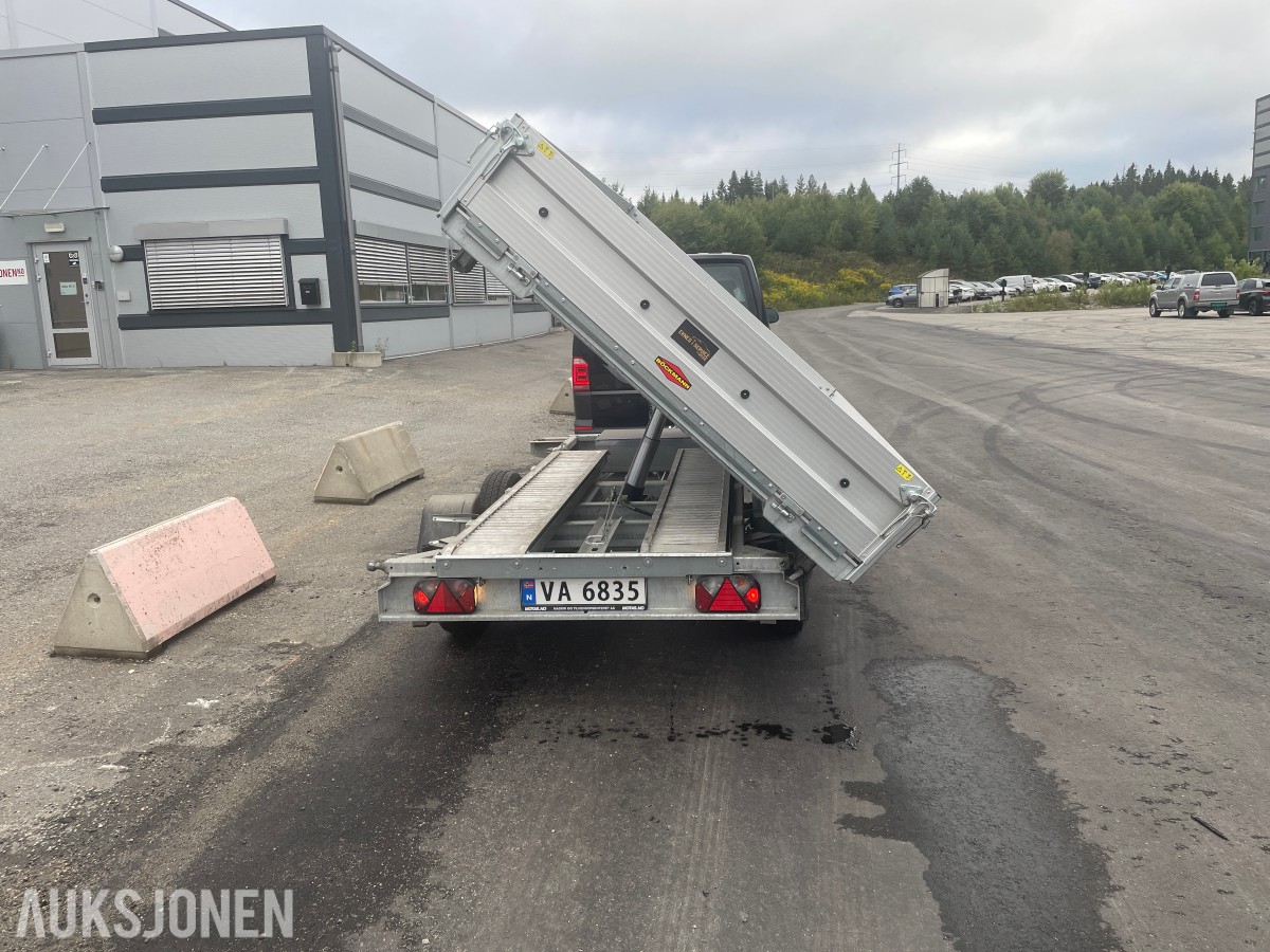 2025 Bockmann DK3218/350 3 veis tipphengerm/fjernkontroll