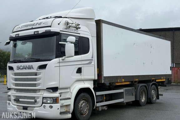 2015 - Scania - R580 V8 - Containerbil - Kan selges med kasse