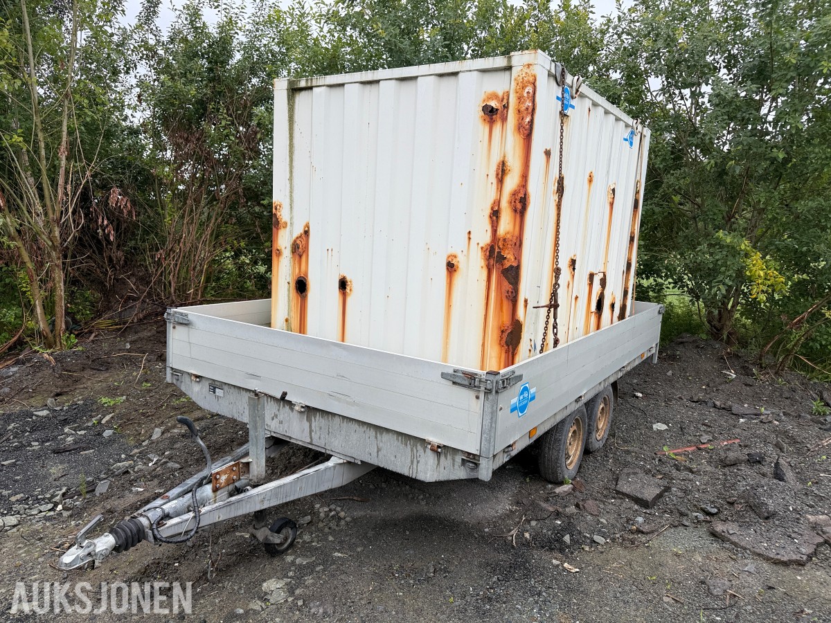2005 - Hapert AL3500 - Bilhenger / Maskinhenger med container
