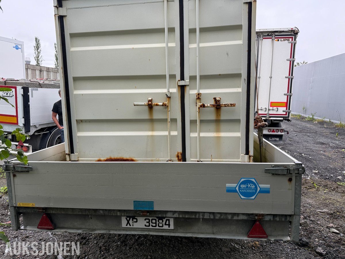 2005 - Hapert AL3500 - Bilhenger / Maskinhenger med container