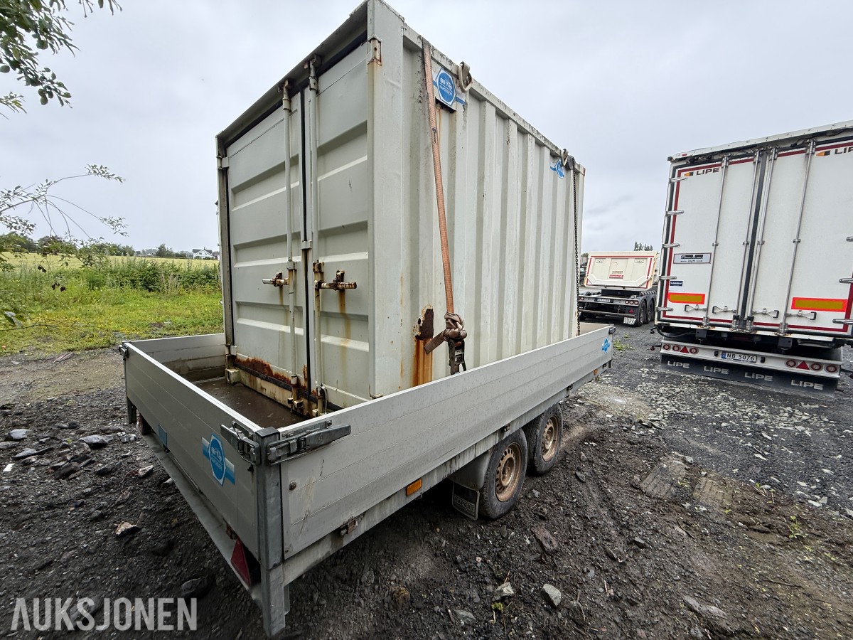 2005 - Hapert AL3500 - Bilhenger / Maskinhenger med container