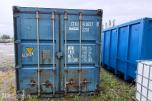 2011 - 20 fots container med containerramme