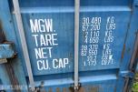 2011 - 20 fots container med containerramme