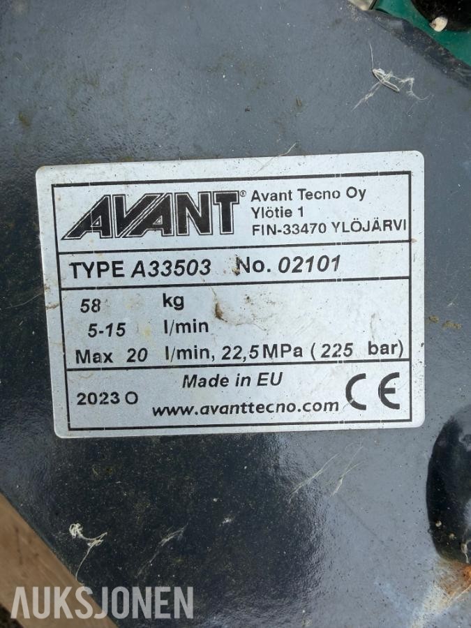 2023 Avant hydraulisk stubbeklo / rotklo (Tree Stump Grab).