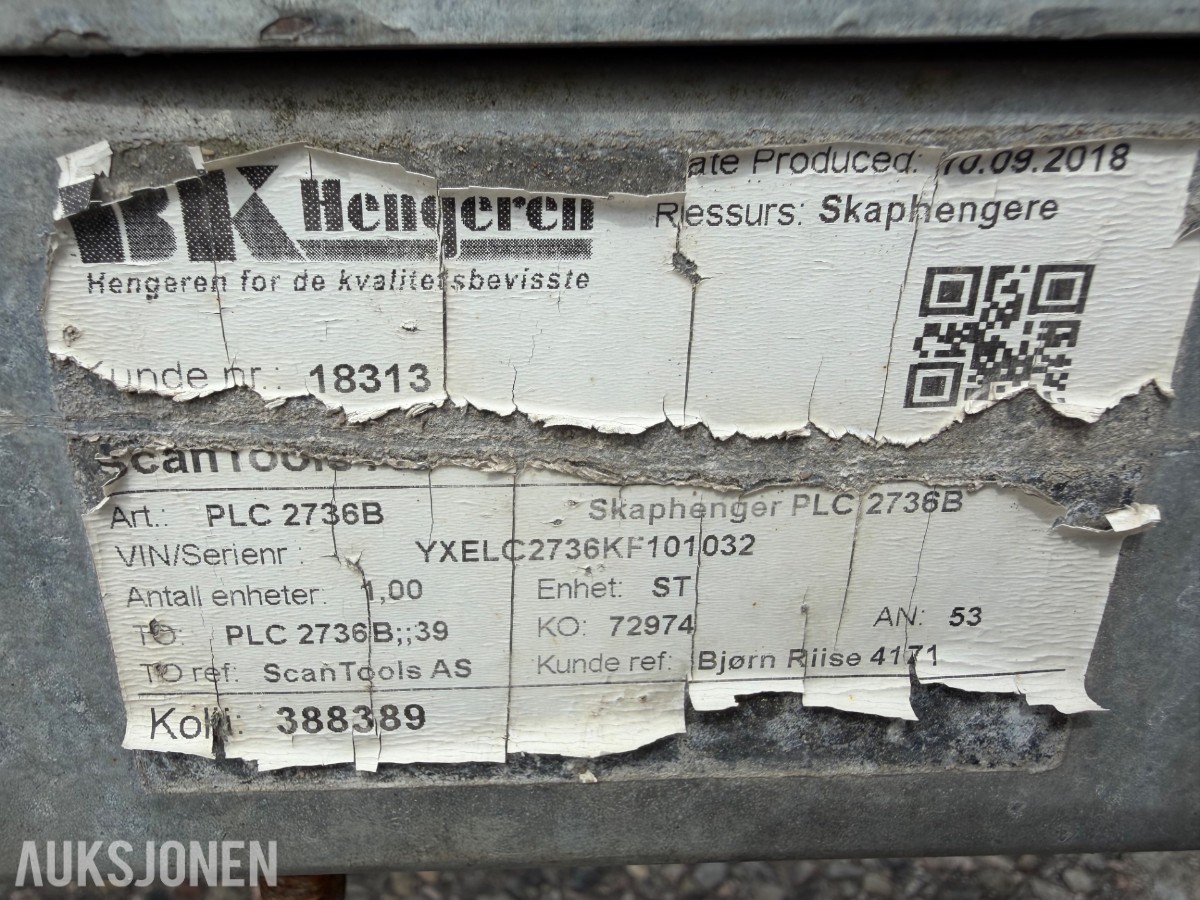 BK Hengeren Plc 2736B Skap m/Dr. Schulze DBF‑380 slissemaskin