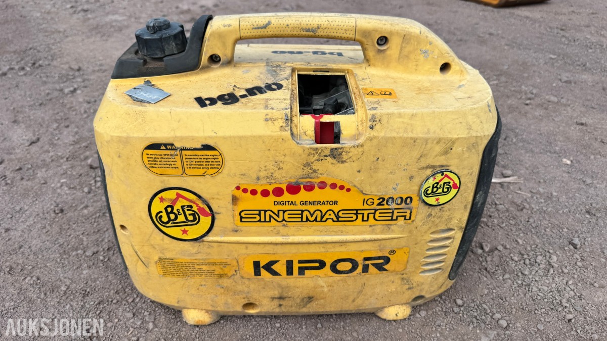 Loncin 3500i og Kipor IG2000 Sinemaster – Inverteraggregater – Reparasjonsobjekter