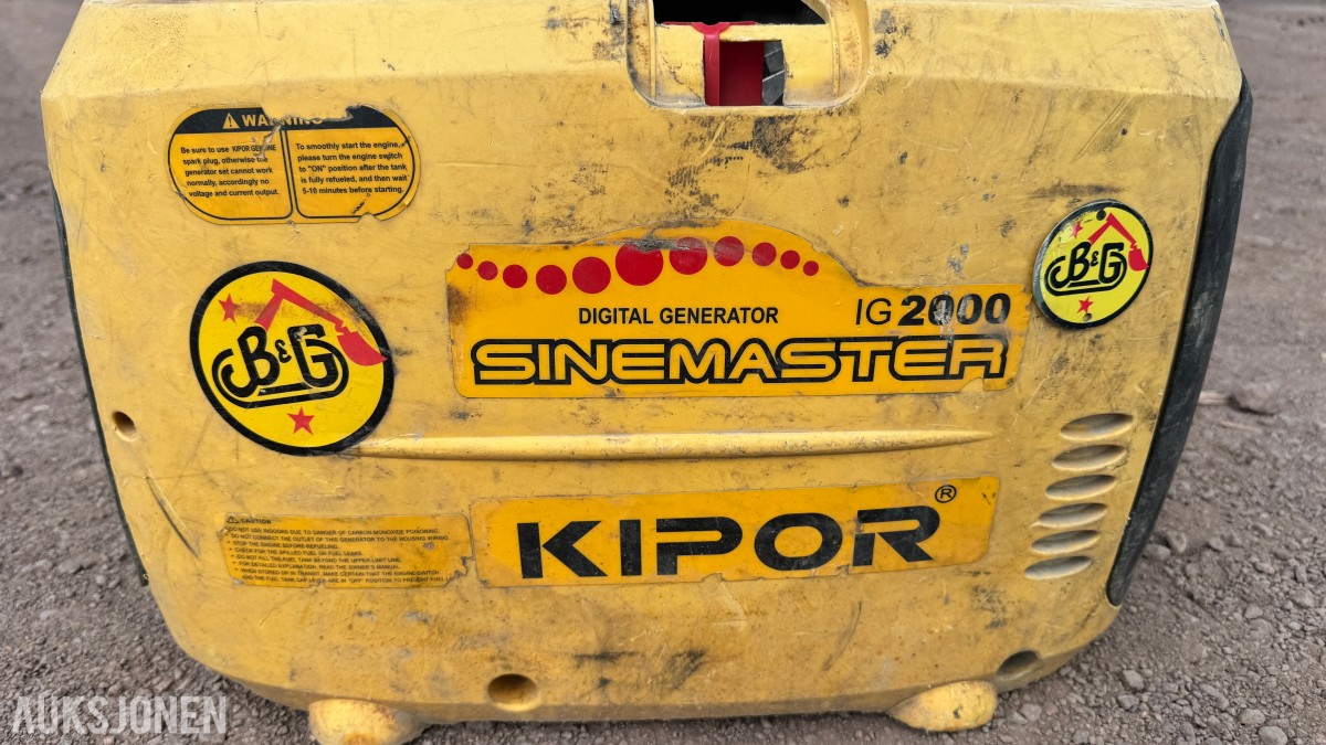 Loncin 3500i og Kipor IG2000 Sinemaster – Inverteraggregater – Reparasjonsobjekter