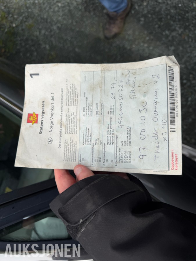 Jaguar 4.0 S – 1994 – Ny EU-godkjenning – klassisk luksussedan