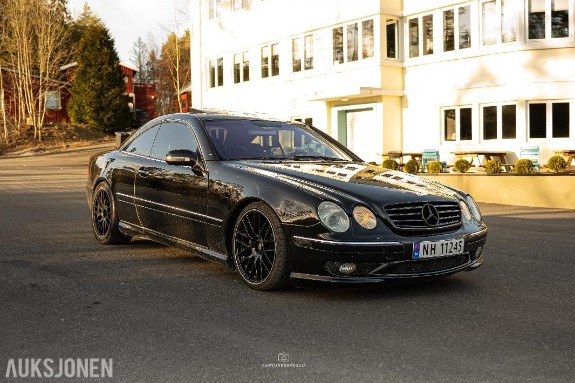 2001 Mercedes-Benz CL55 AMG 5.4 360hk  automat cruisekontroll navigasjon soltak skinninteriør eu ok 11.2027              163500km