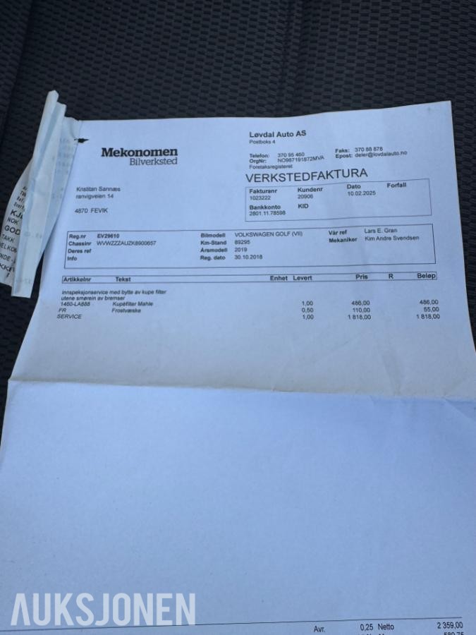 2019 Volkswagen E-Golf 136hk automat 103000km EU OK 07.2028