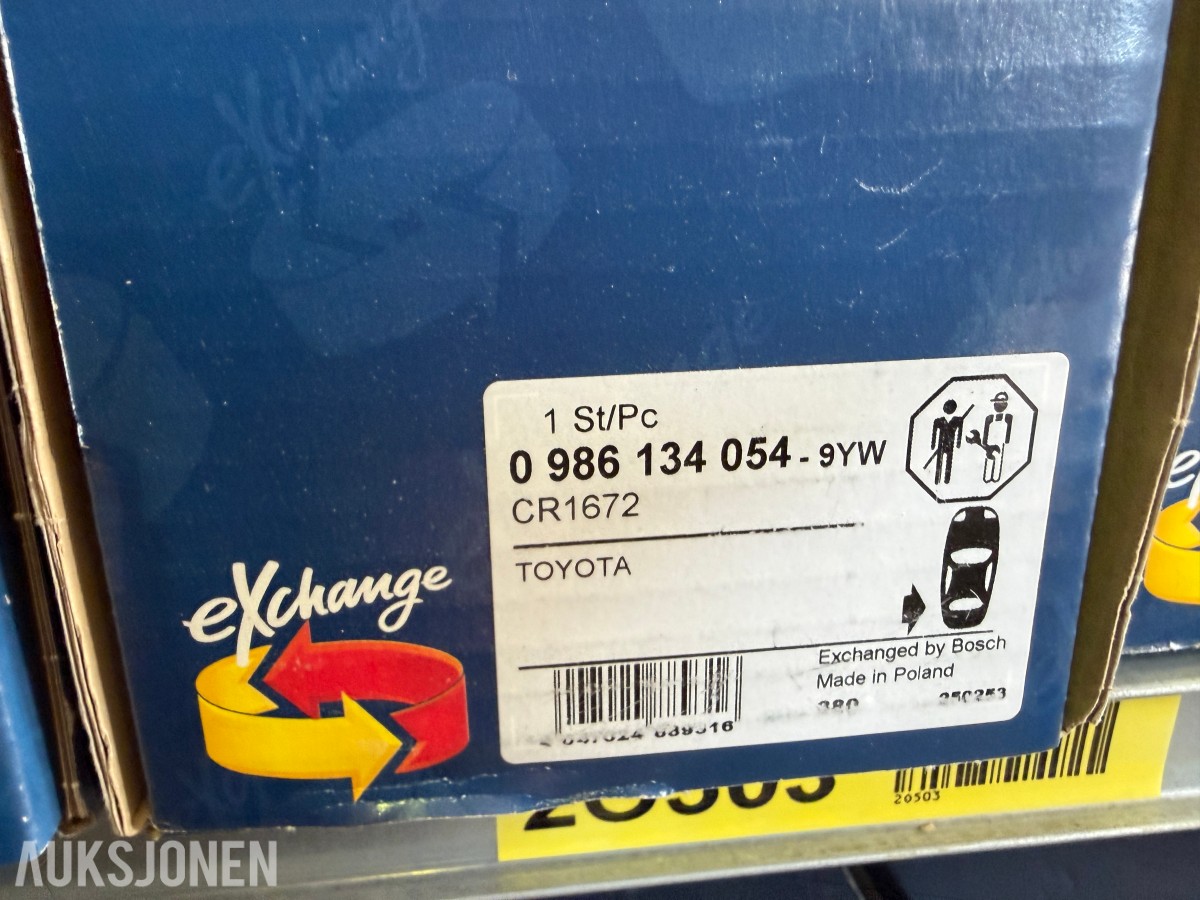 TOYOTA – STORT VARELAGER MED NYE BREMSEDELER