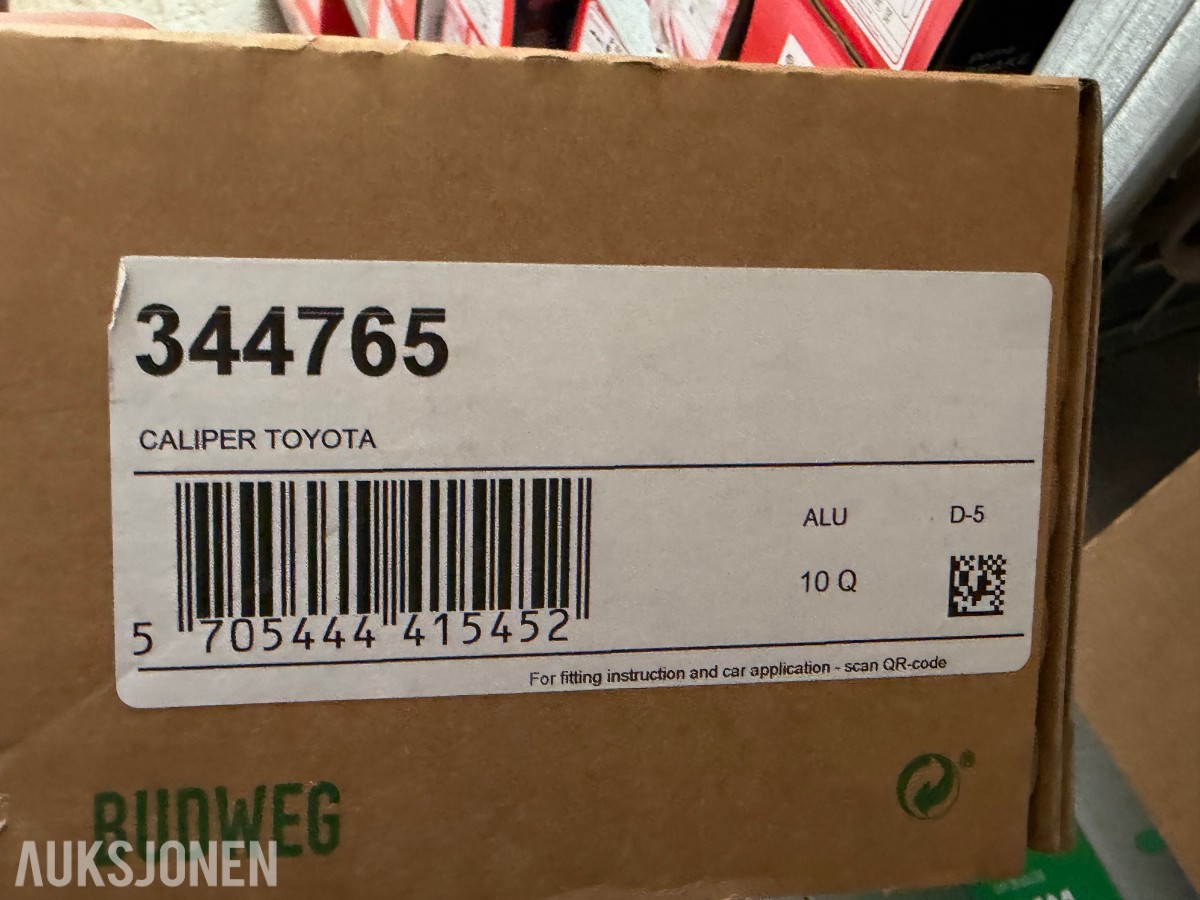 TOYOTA – STORT VARELAGER MED NYE BREMSEDELER