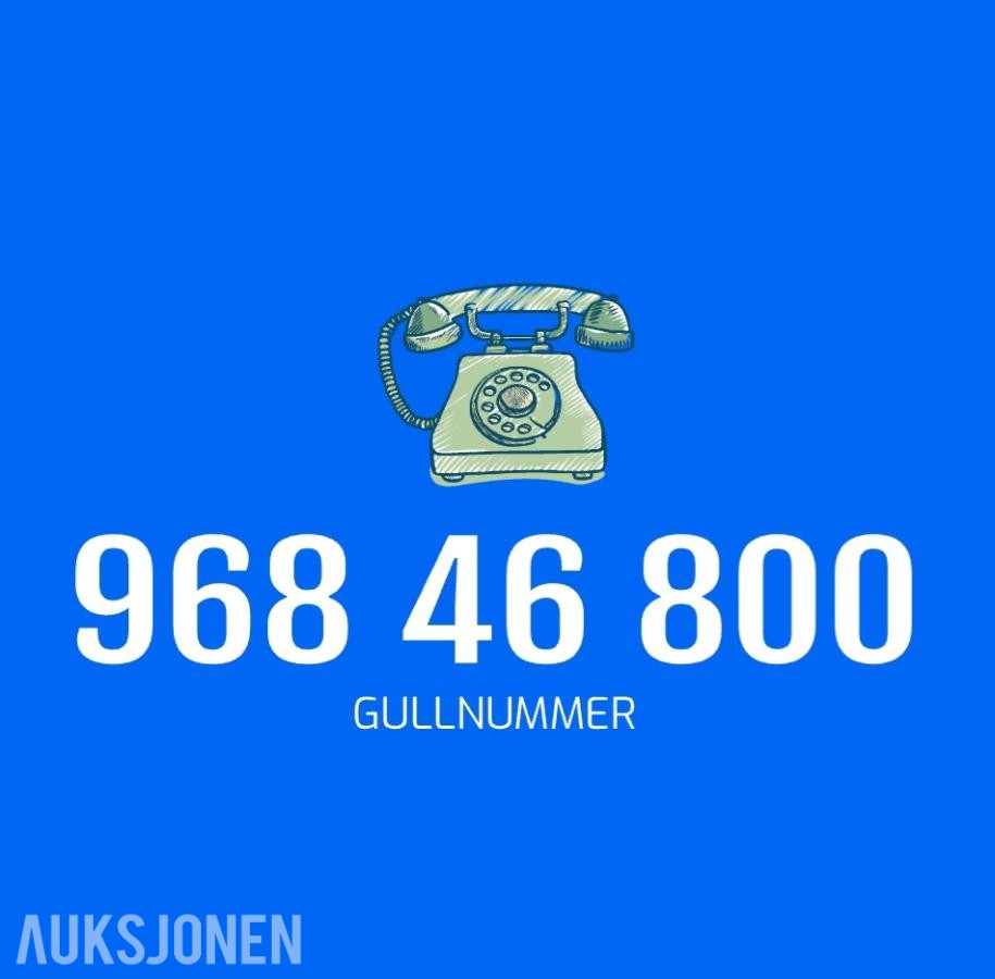 Gullnummer: 968 46 800