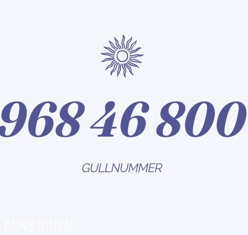 Gullnummer: 968 46 800