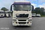 2009 MAN TGS SLAMSUGER M/SYREFAST TREKAMRET TANK M/SEPARATE VANNTANKER.