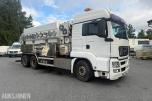 2009 MAN TGS SLAMSUGER M/SYREFAST TREKAMRET TANK M/SEPARATE VANNTANKER.