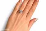 Elegant diamantring 2.96 ct – IGI-sertifisert lab-grown diamant