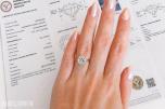 Elegant diamantring 2.96 ct – IGI-sertifisert lab-grown diamant