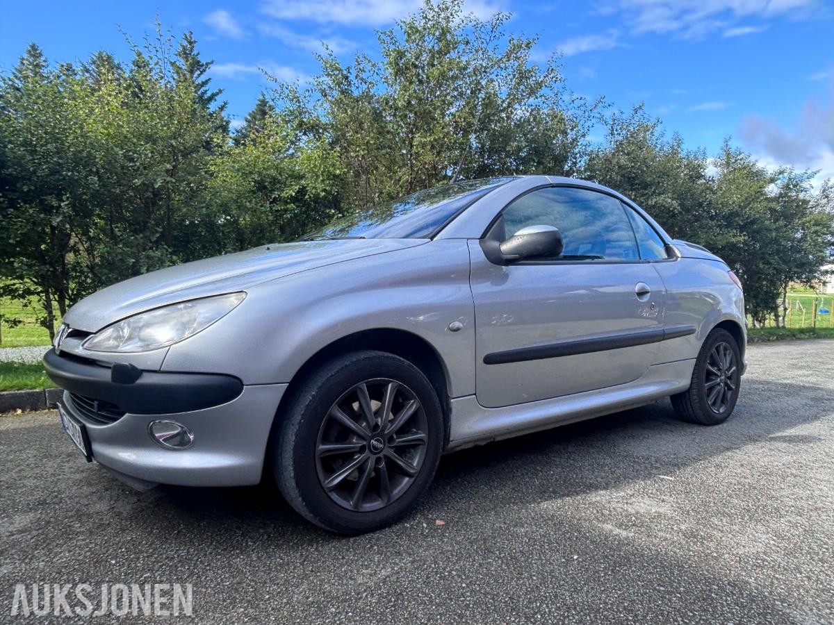 2001 Peugeot 206 1.6 Cabriolet, Skinnseter, EU OK til 06.2028