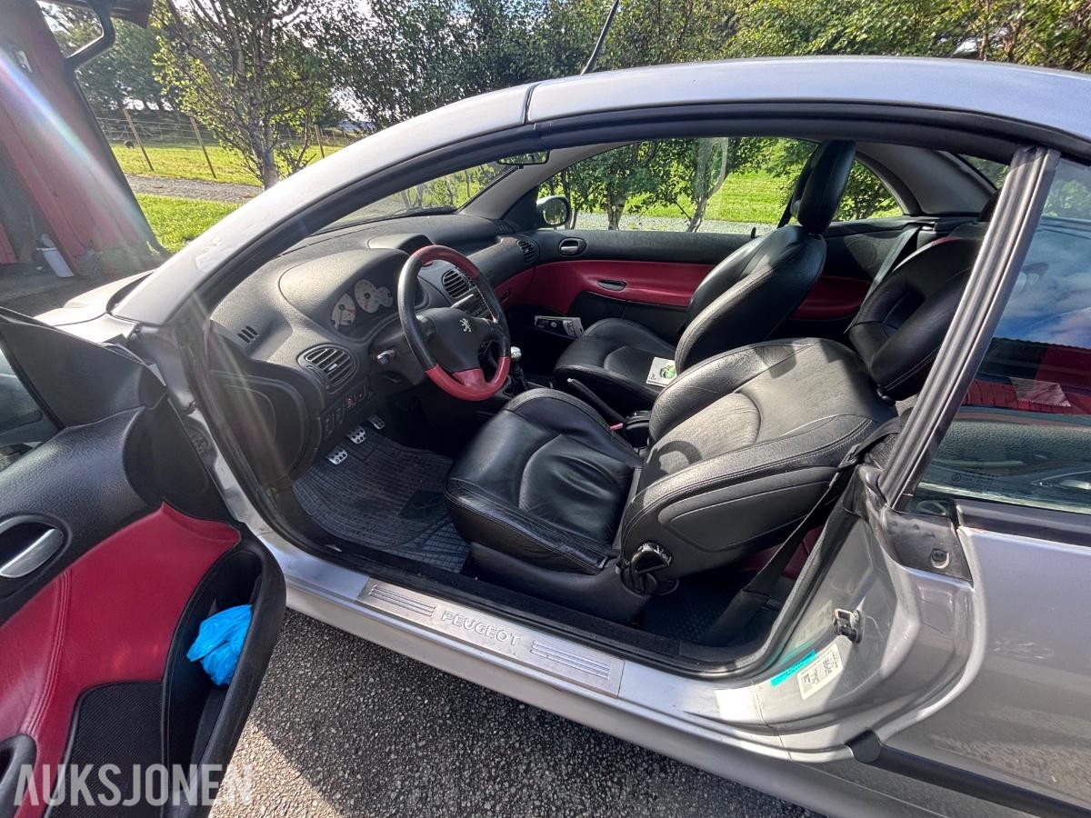 2001 Peugeot 206 1.6 Cabriolet, Skinnseter, EU OK til 06.2028