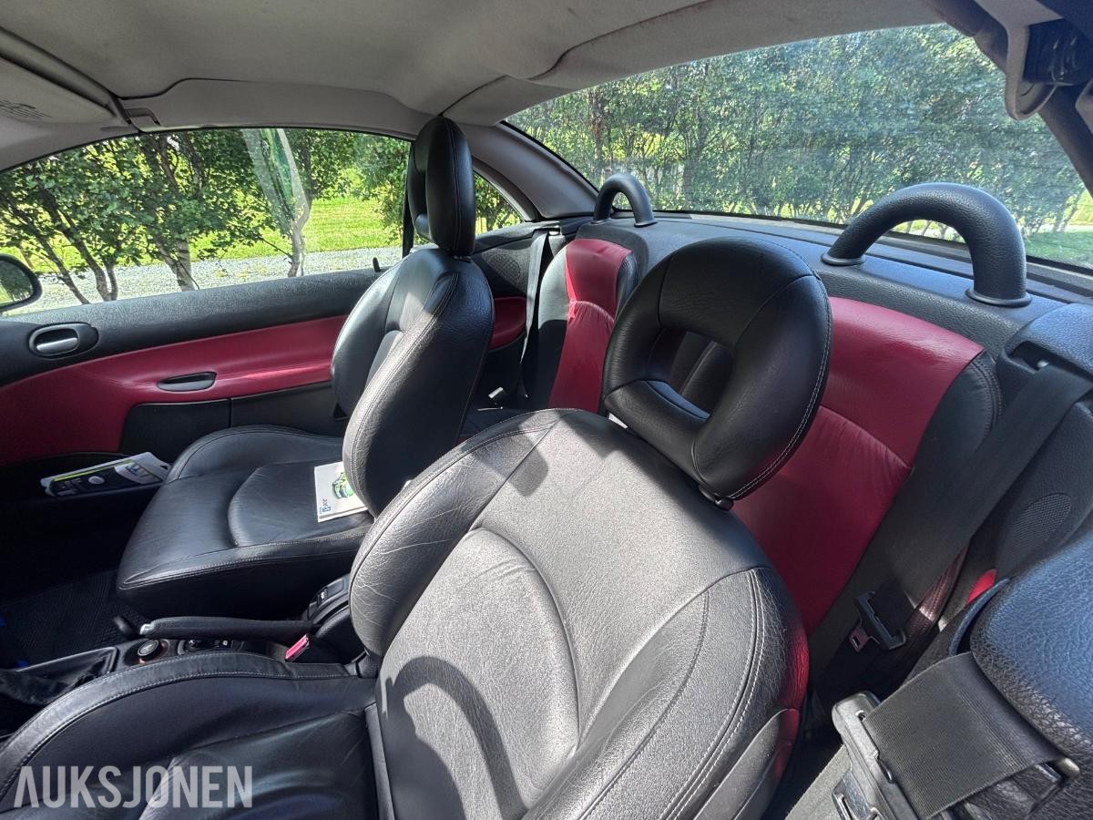 2001 Peugeot 206 1.6 Cabriolet, Skinnseter, EU OK til 06.2028