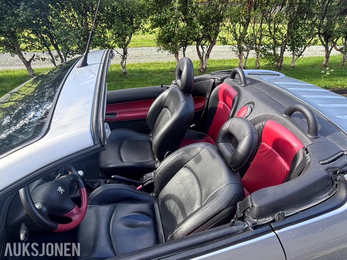 2001 Peugeot 206 1.6 Cabriolet, Skinnseter, EU OK til 06.2028