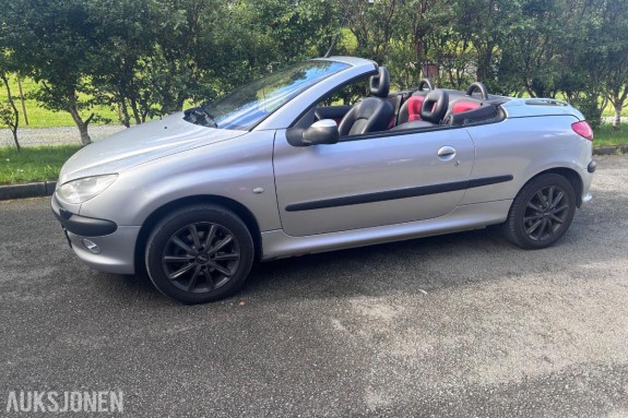 2001 Peugeot 206 1.6 Cabriolet, Skinnseter, EU OK til 06.2028