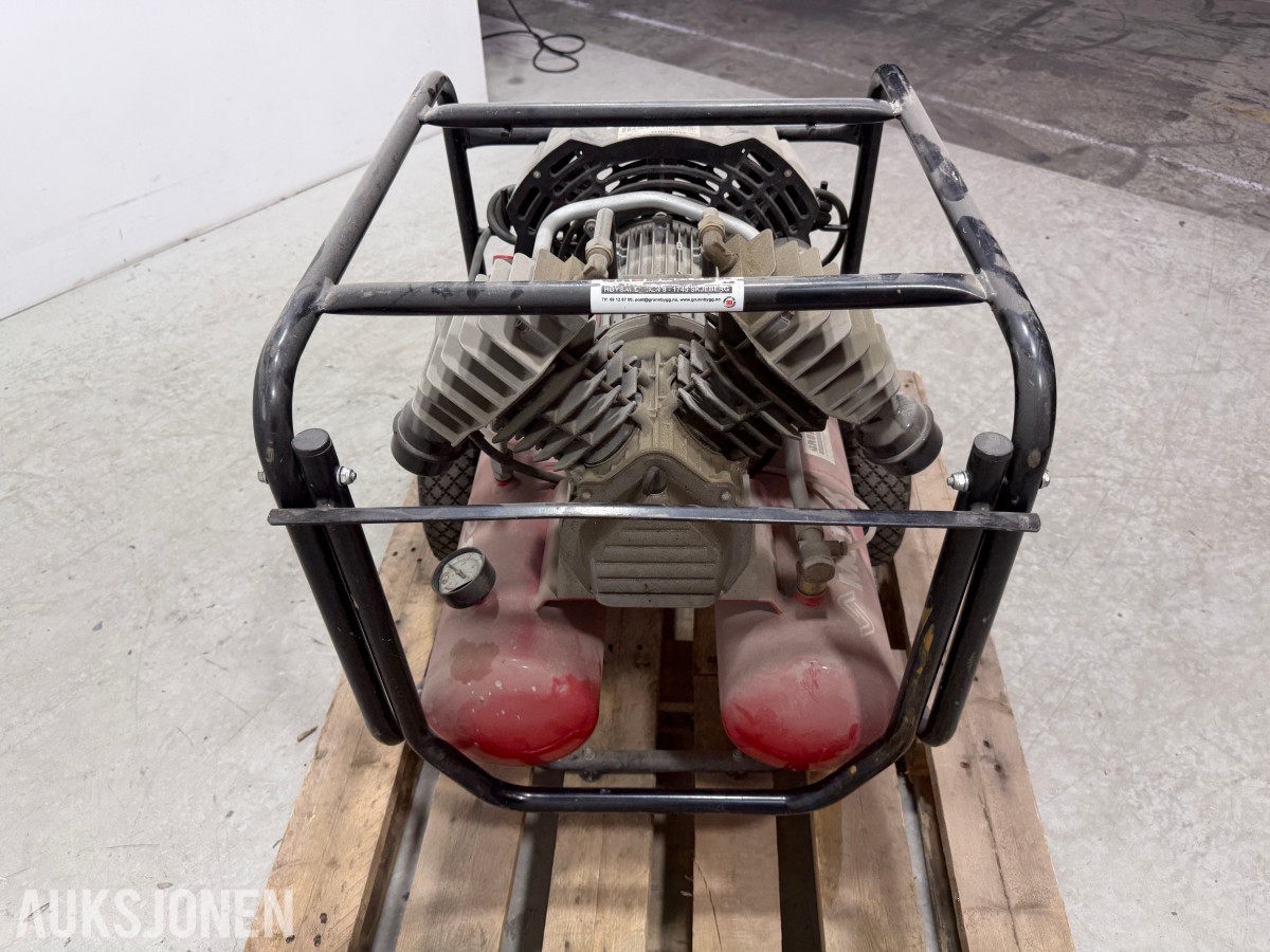 Motek 280/24 håndverkerkompressor – 230 V – 280 l/min – 10 bar