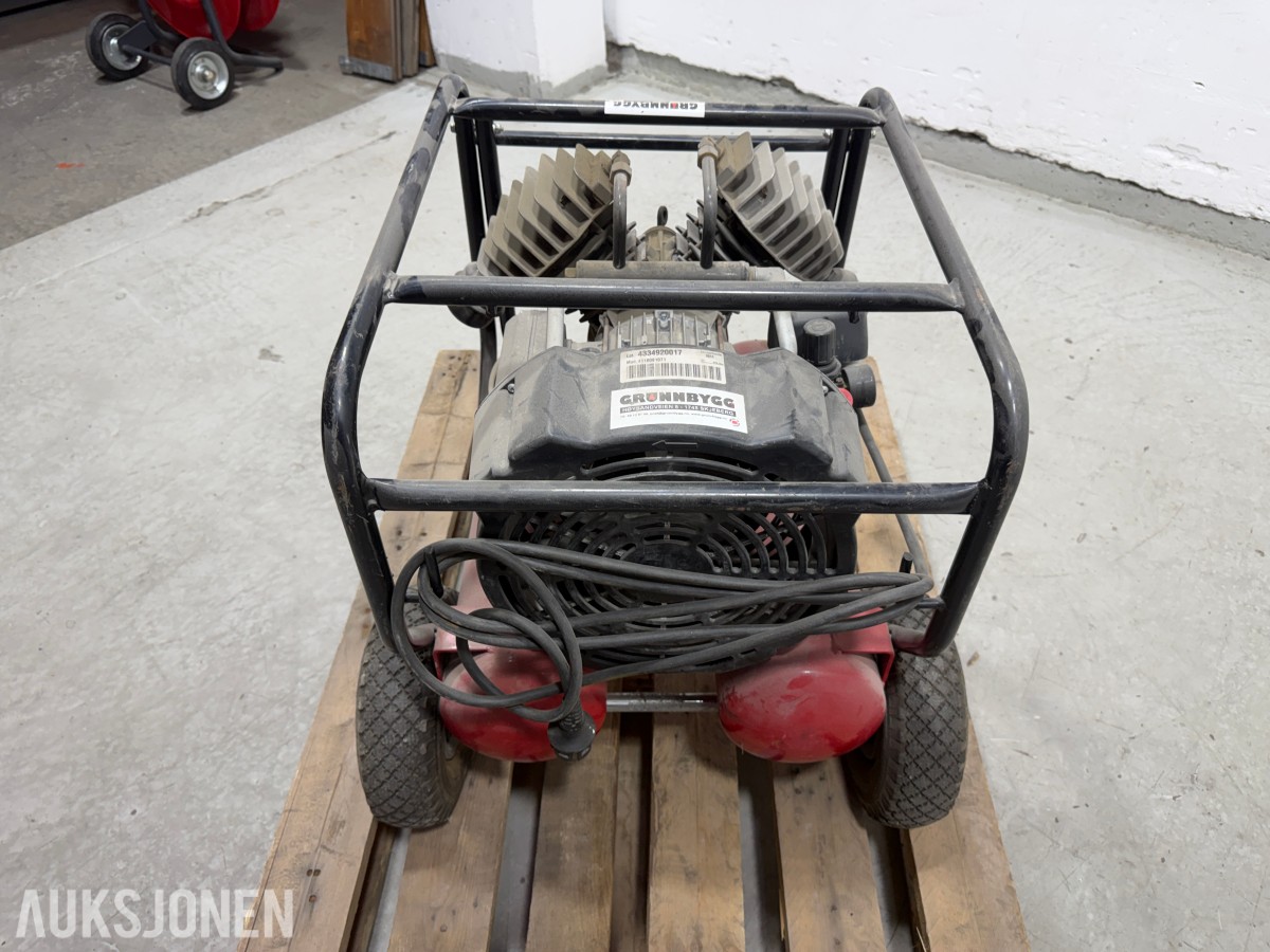 Motek 280/24 håndverkerkompressor – 230 V – 280 l/min – 10 bar