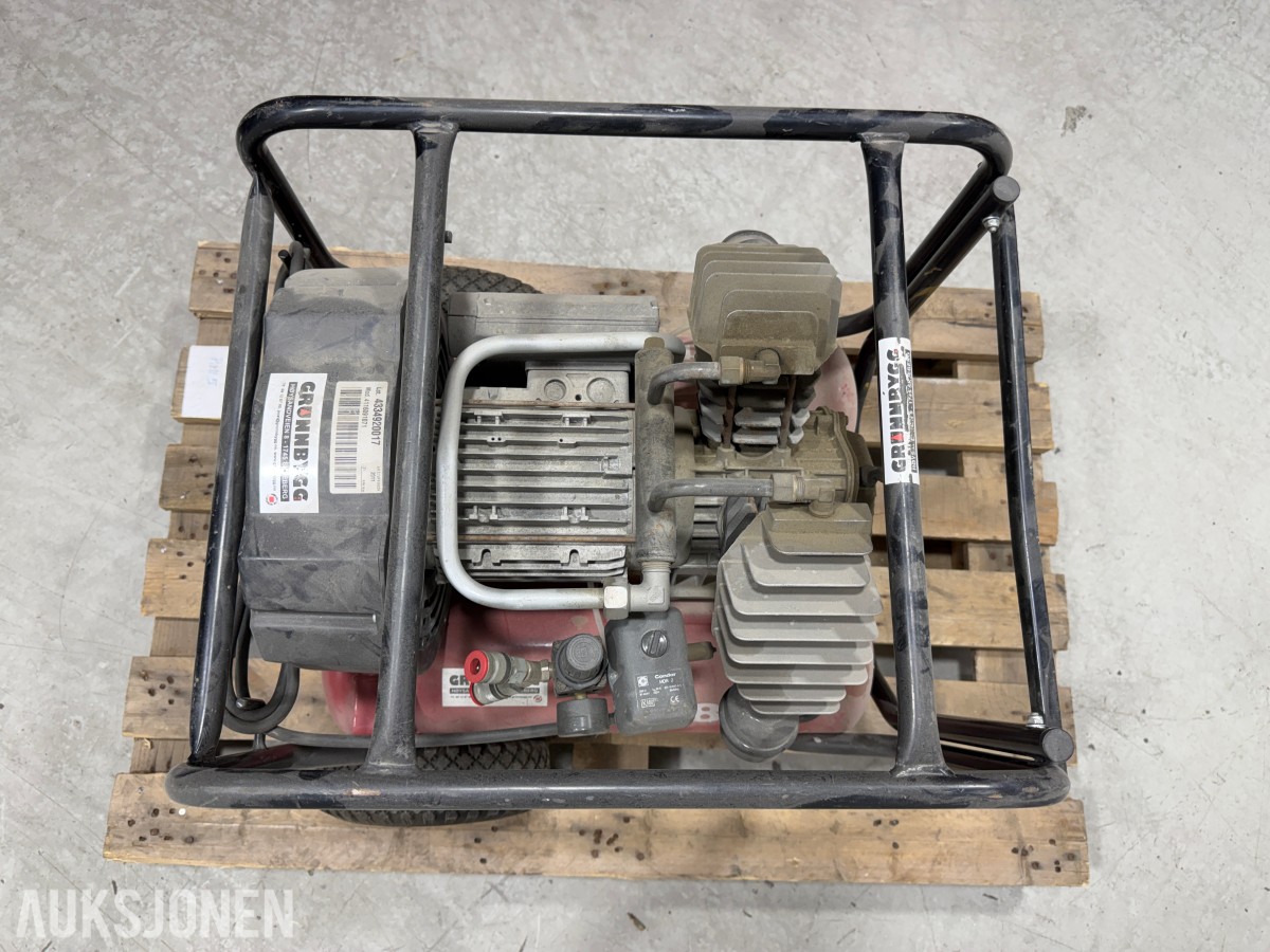 Motek 280/24 håndverkerkompressor – 230 V – 280 l/min – 10 bar