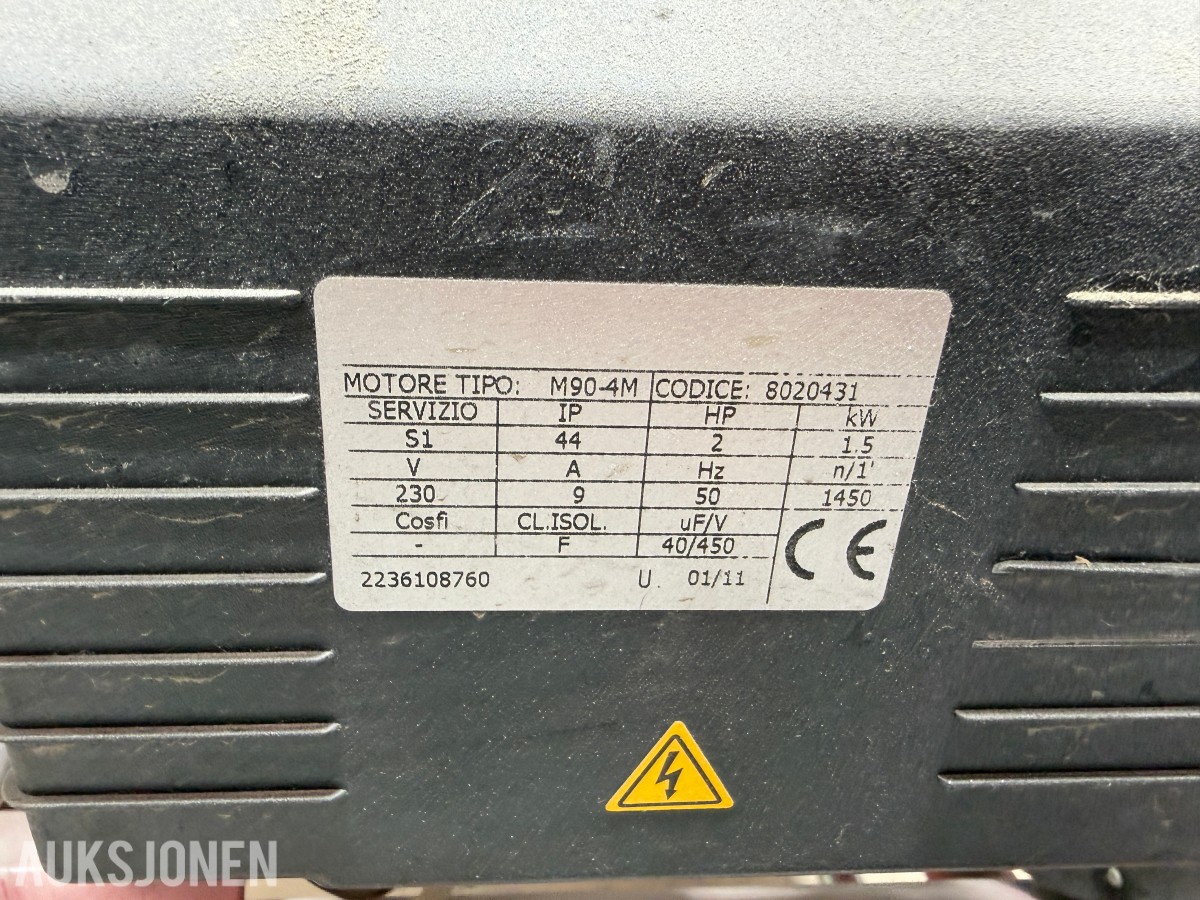 Motek 280/24 håndverkerkompressor – 230 V – 280 l/min – 10 bar